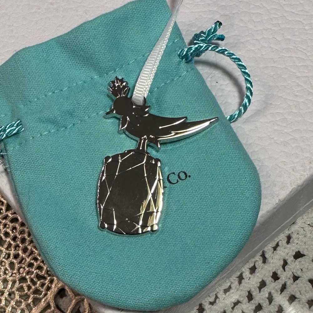 Tiffany & Co. Silver Bird On A Rock Charm
